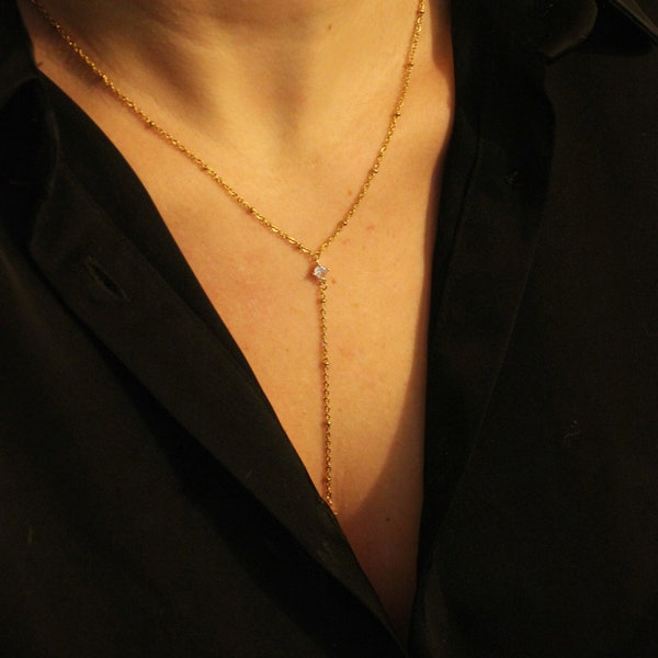 Collier longue chaîne Bianca