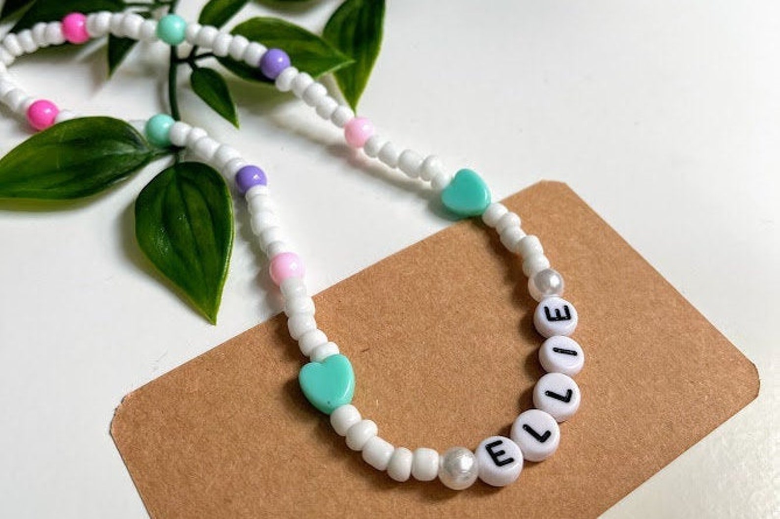 Personalised Phone Chain Phone Strap Phone Charm Beaded Etsy