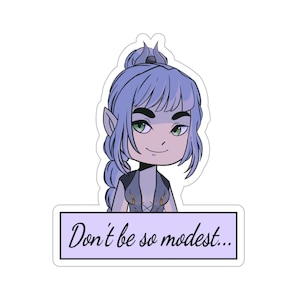 Baldur&#39;s Gate 3 Shadowheart (Alternate) Chibi Sticker
