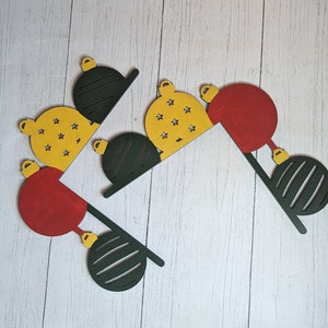 Christmas Ornaments Door/Window Trim/ Easy Christmas Decor