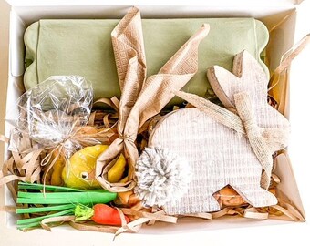 Easter Box, Easter Hamper, Sweets, Crafts and Home Deco