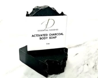 Activated Charcoal Soap - All Natural Soap - Handmade Soap Bar - Bar Soap - Body Soap Bar - Vegan Soap