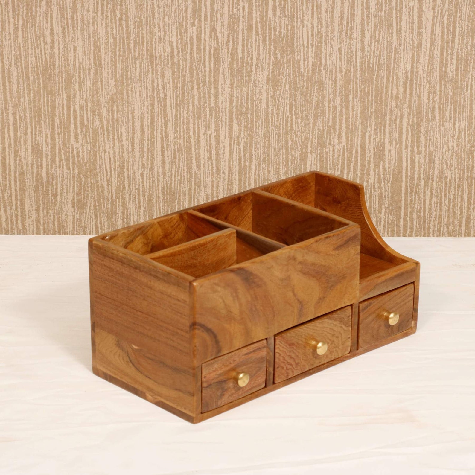 Wooden Desk Storage / Multipurpose Table Organizer Etsy
