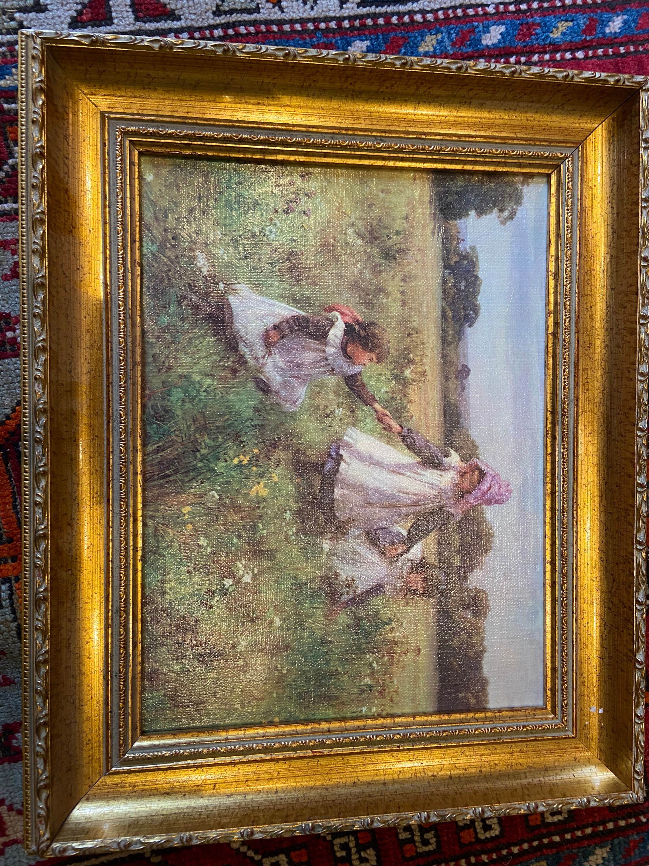 Beautiful gilted edge framed print Etsy