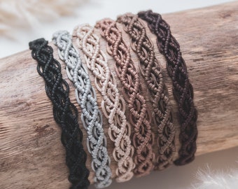 Macrame bracelet • Little Maid Marian • Autumn Collection