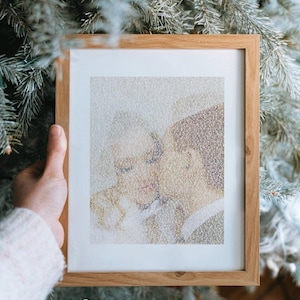 Arte de Palavra Personalizada 16x20 | Arte de Palavra Personalizada a partir de Foto | Trabalho Digital Personalizado a partir de uma foto | Presentes para Casais e Arte Digital de Aniversário