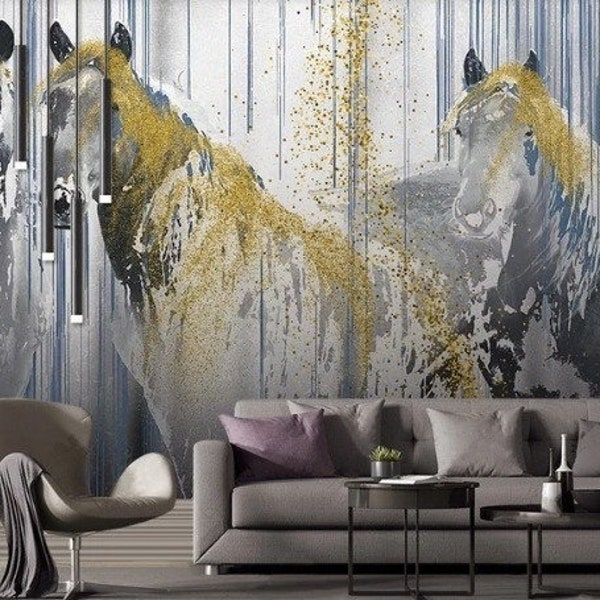Horse Photo Wallpaper - Etsy
