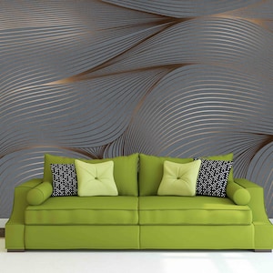 Abstract wallpaper Minimalist wall decor Peel and stick wallpaper Photo wallpaper  kitchen wallpaper removable wallpaper art deco wallpaper