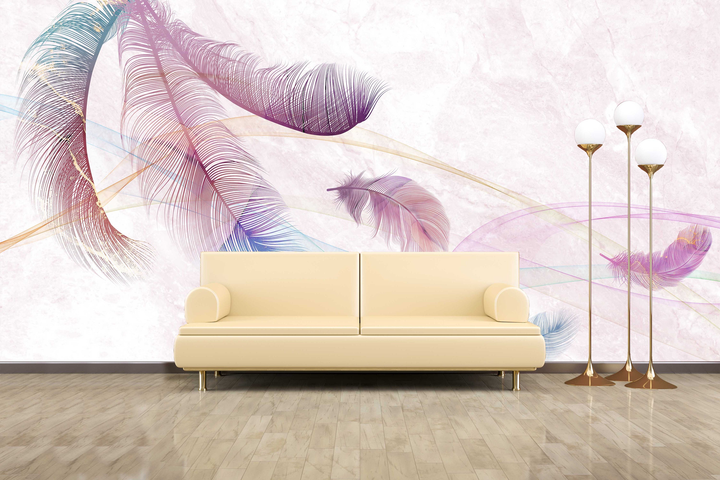 Modern Luxury Peel and Stick Wall Mural Abstract Removable Etsy UK