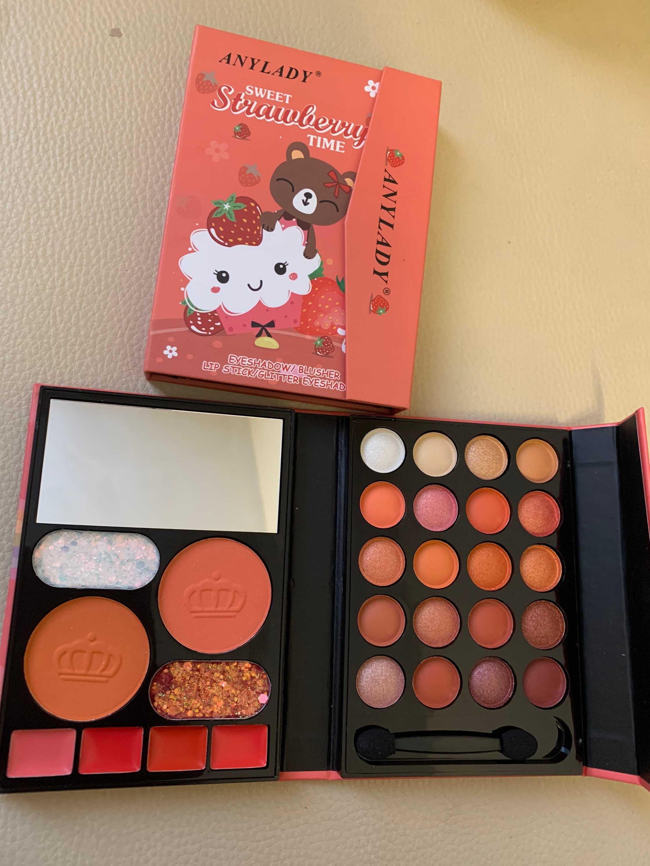 Cute eyeshadow palette lipstick blush make up party make up Etsy