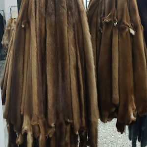 Natural Light Brown Mink Fur Skin/Pelt