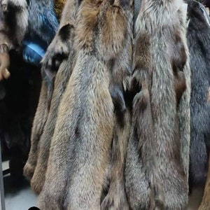 Dyed Silver Fox Fur Skin/Pelt