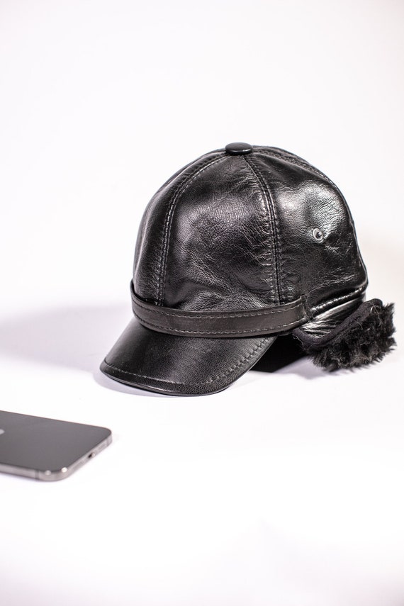 Buy Winter Warm Ear Protection Leather Sheep Cap Online in India Etsy