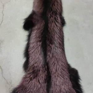Dyed Silver Fox Fur Skin/Pelt