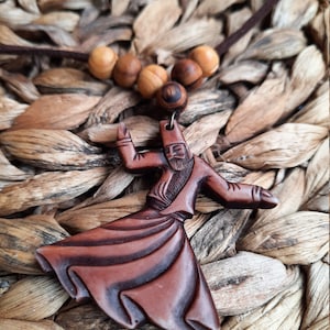 Handmade necklaces/ Persian necklace/ Sama Mevlana Rumi necklace/ Recycled necklace/ethically necklace