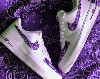 air force 1 bandana shoes