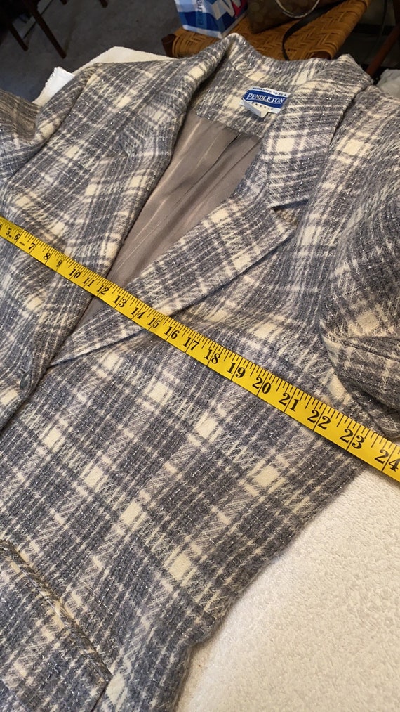Pendleton wool coat 2 button Size 18 - image 9