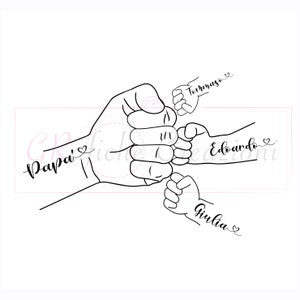 Father and son hands, father and sons, custom father&#39;s day print, father and son hands graphics father&#39;s day