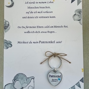 Patenonkel Frage, Willst du mein Patenonkel sein?, Paten 2025,