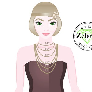 Collection of Personalized Number Necklaces with custom numbers (e.g., '1111', '222'). Showcases personalization versatility and numeric options.