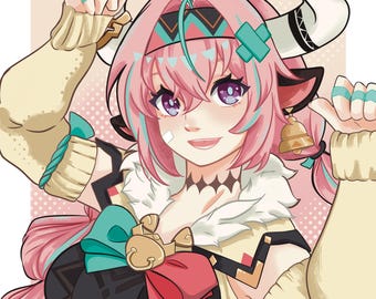 Varesa A5/A6 art print - Genshin Impact