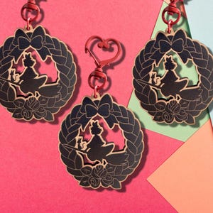 Kiki wooden keychain