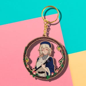 Dungeon Meshi - Falin wooden keychain