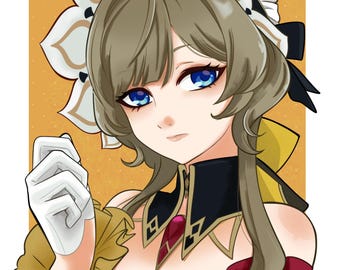 Sandrone A5/A6 art print - Genshin Impact