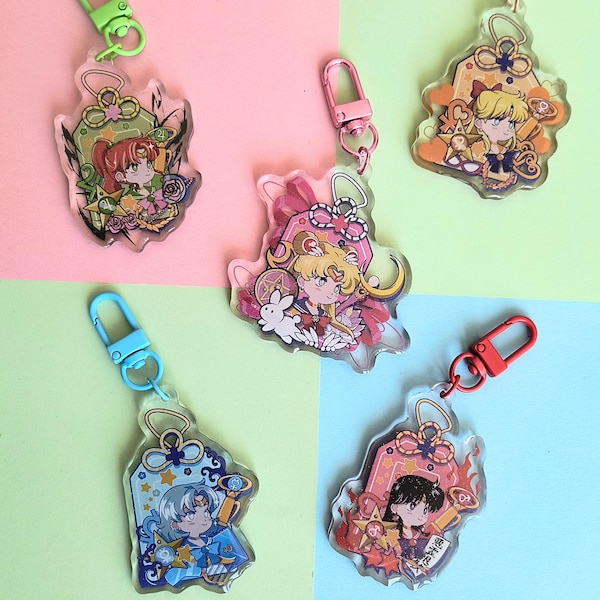 Sailor Moon Omamori acrylic keychain