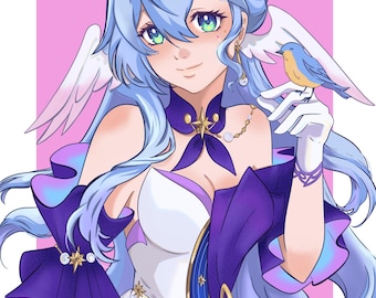 A5 art print of Robin from Honkai Star rail