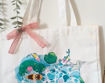 Koi Pond- Tote bag