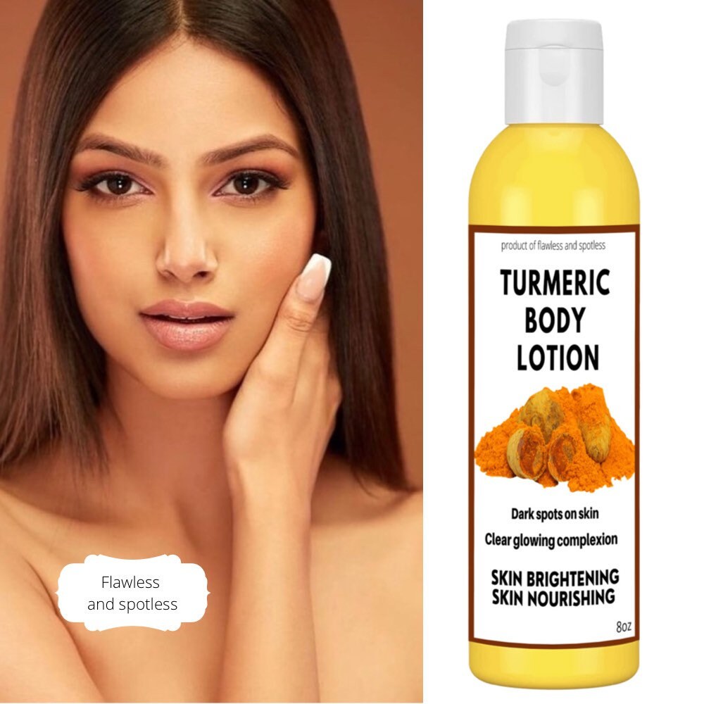 Lightening Turmeric Body Lotion Dark Spots on Skin Etsy Canada