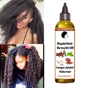 Rapid Hair Growth Oil, Hair Growth, Thicker Hair, Longer And fuller Hair, Fast Hair Growth Oil