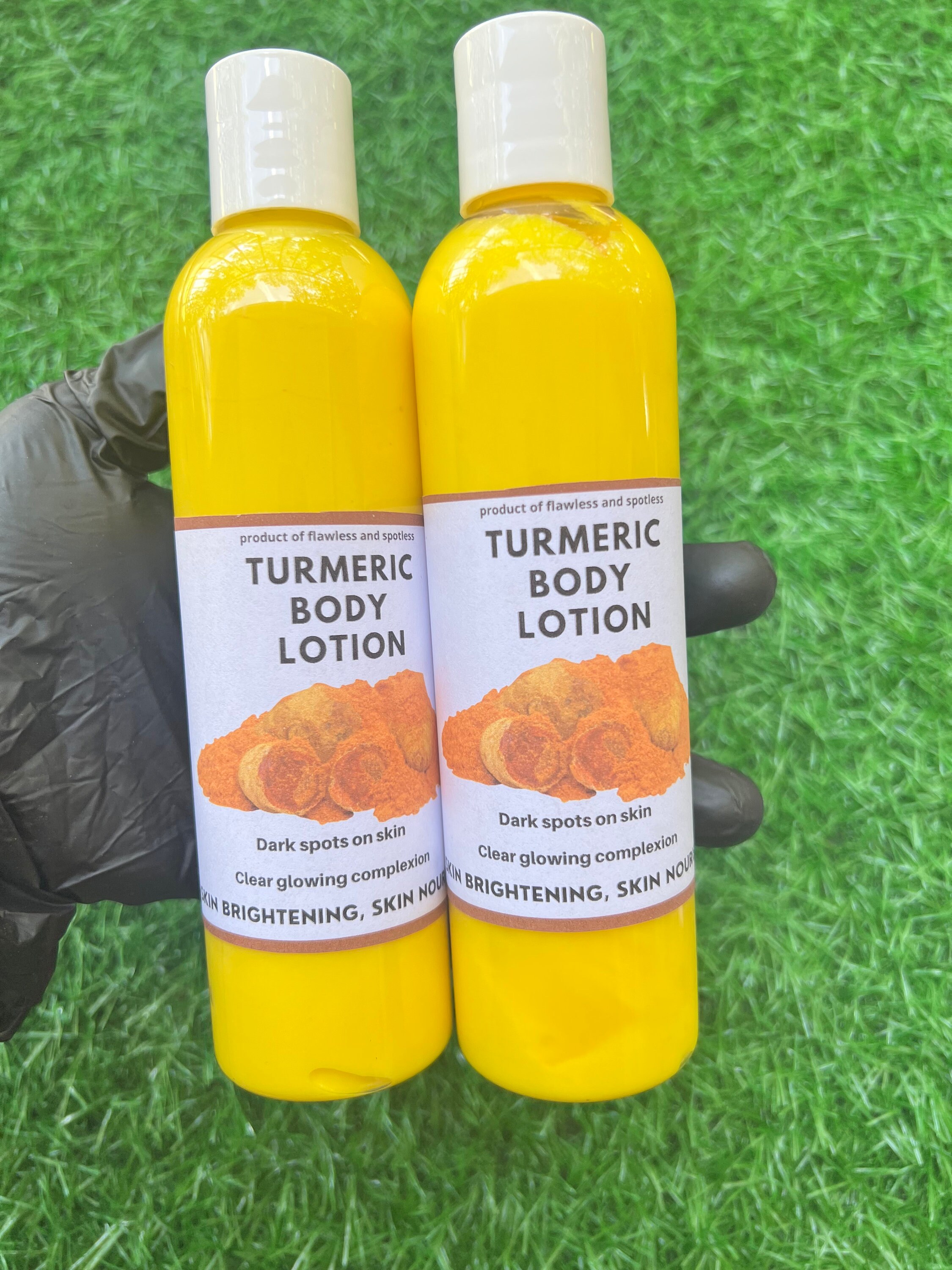 Lightening Turmeric Body Lotion Dark Spots on Skin Etsy Canada