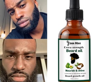 Instant Beard growth oil, men beard oil, thicker and longer beard, men hair growth, fast beard growth oil