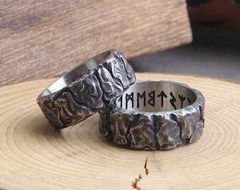 Viking Gothic Style Stainless Steel Celtics Ring | Nordic Trinity Unisex Jewelry | Amulet Jewelry with Wooden Box | USA | Gift for him