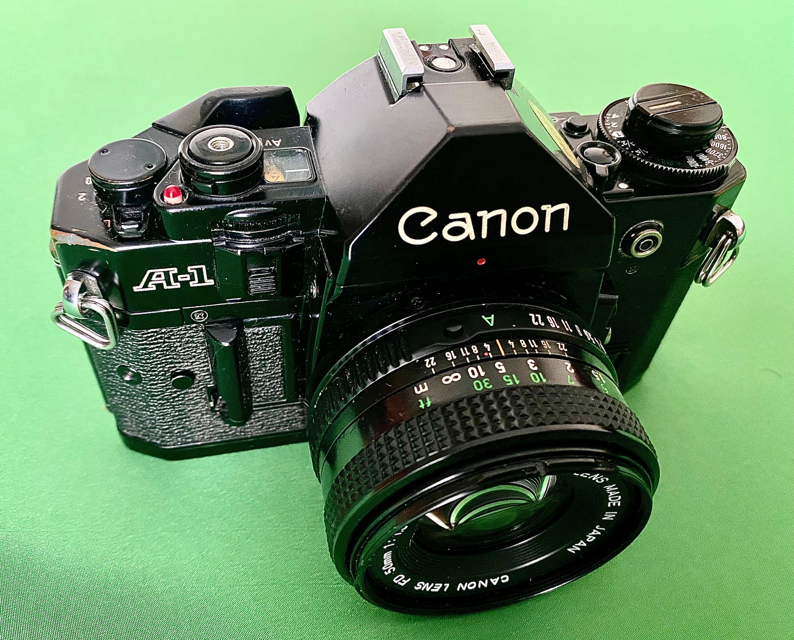 Canon A1 Classic 35mm Film Camera 50mm 1.8 Canon Lens Kit Etsy