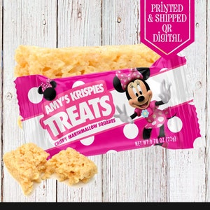 Minnie Maus Leckerli - Chip Tüte - Minnie Maus Party - Minnie Maus Geburtstag - Minnie Maus Etiketten - Minnie Maus Gastgeschenke