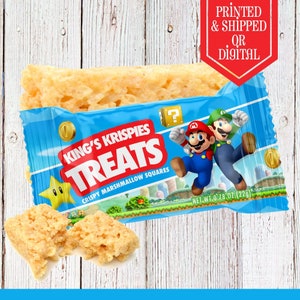 Super Mario Treats - Chip Bags  - Super Mario Party - Super Mario Birthday - Super Mario Labels - Super Mario Favors - Mario - Luigi
