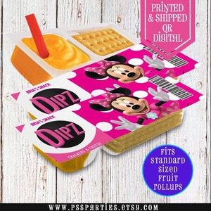 Minnie Mouse Cheese and Crackers - Minnie Mouse  - Pink Minnie Mouse Party - Minnie Favors -  Minnie Mouse Birthday - Minnie Favors - Pink