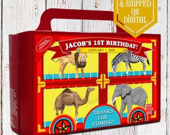 Animal Cracker Labels  - Circus  - Circus Party - Circus Favors - Circus Birthday - Corporate Favors - Carnival Party - Circus Peanuts