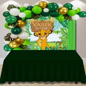 Lion King Backdrop - Lion King Party - Simba - Lion King Theme - Lion King Birthday - Safari Party - Lion King - Jungle Party - Simba Banner