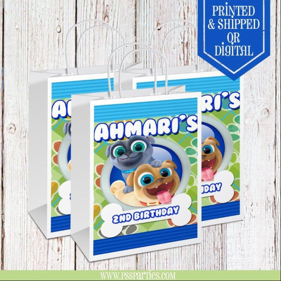 Puppy Dog Pals Party Bags Gift Bags Puppy Dog Pals Party Puppy Dog Pals Puppy Dog Pals Birthday Favors Favor Bags Party Bags