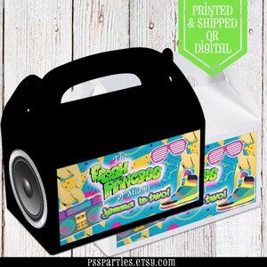Fresh Princess Favor Box - Giebelbox - Fresh Princess Party - Fresh Princess Birthday - Geburtstagsgeschenke - Fresh Princess Favors - Geschenktüte