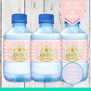 Disneyland Water Bottle Labels - Magical Disney - Vintage Mickey Party - Disneyland Birthday - Disneyland Favors - Disney Favors - Disney