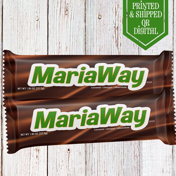 Chocolate Nougat Bar Candy Favor Custom Candy Bar Candy Etsy