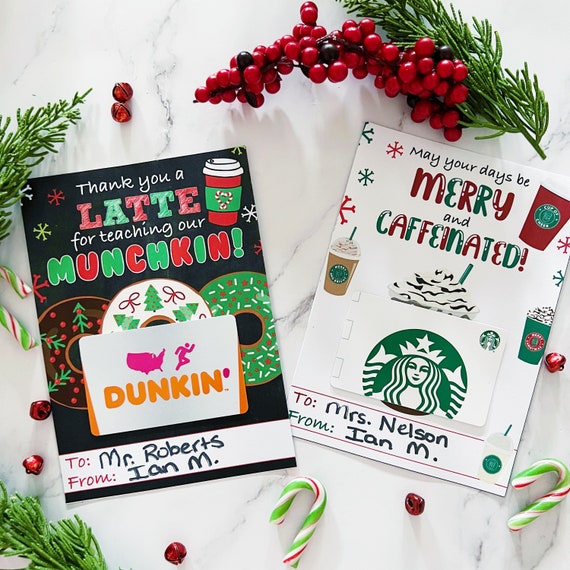 starbucks xmas gift cards