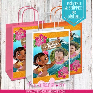 Baby Moana Party Taschen - Geschenktaschen - Baby Moana Party - Moana - Baby Moana Geburtstag - Baby Moana Gastgeschenke - Geschenktaschen - Party Taschen - Moana