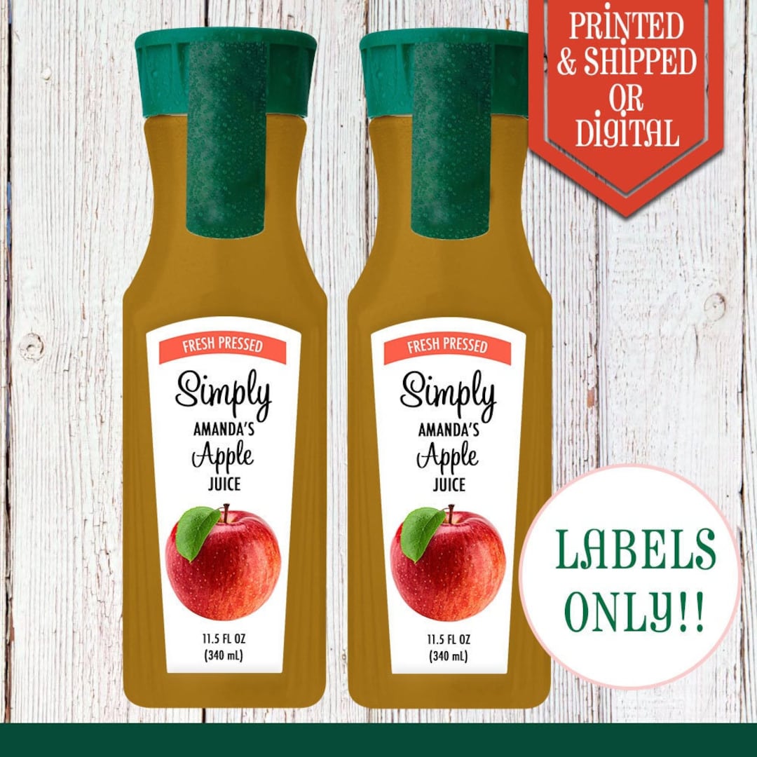 Simply Apple Juice Pure Pressed Buy Custom Apple Juice Label Apple