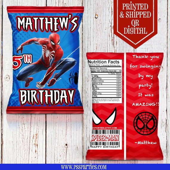 Sacs à cadeaux d'anniversaire Spiderman